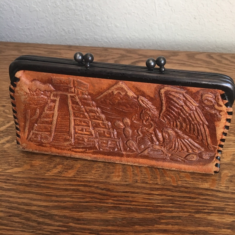 Vintage Leather Clutch